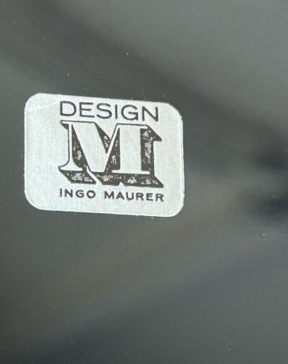 null Ingo MAURER (1932 - 2019).
Set of 6 hangers Kleiderbügel 1 - c.1980.
Black tinted...