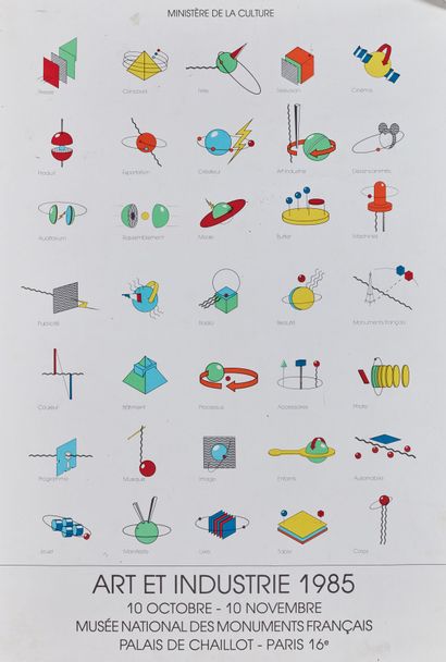 Groupe NEMO.
Art et Industrie - 1985.
Affiche...