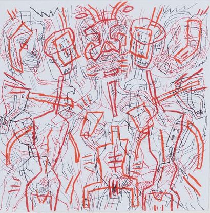 Bruno RICHARD (born in 1956).
Untitled (Red...