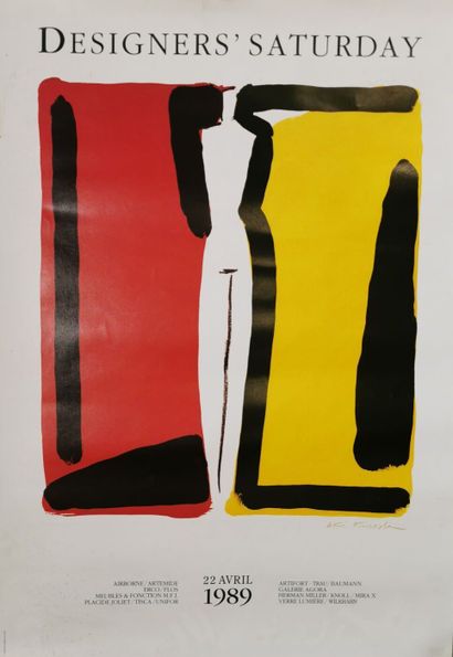 null Marcello MORANDINI.
Deutscher Designers'Saturday Düsseldorf - 1989.
Poster signed.
H_83,7...