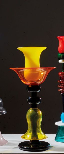 null Ettore SOTTSASS (1917-2007).
Vase Malide - modèle conçu en 1986.
Sculpture formant...