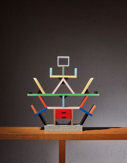 null Ettore SOTTSASS (1917-2007).
Carlton Library - model created in 1981.
Model...