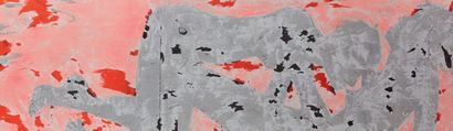 null Lilli LE GOUVELLO (born in 1954).
Untitled - c.1989.
Paper marouflé on canvas...