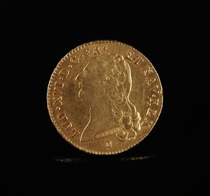 Louis XVI Double louis au buste nu en or....