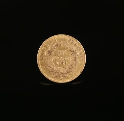 Pièce de 10 Francs or Napoléon III, tête...