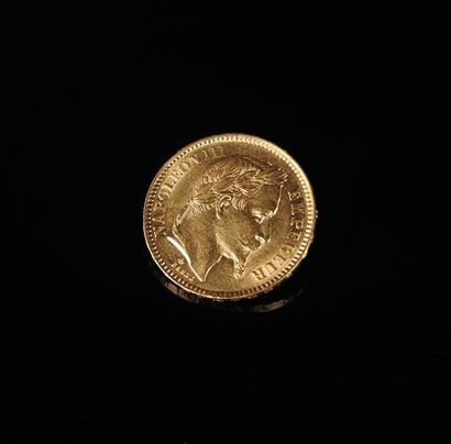 null Pièce de 20 francs Or Napoléon III.
1862 A.
6.45 grammes