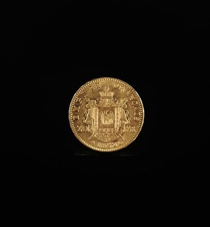 null Pièce de 20 francs Or Napoléon III.
1862 A.
6.45 grammes