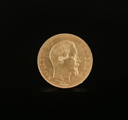 null Pièce de 50 Francs or Napoléon III tête nue.
1857. 
16.15 grammes