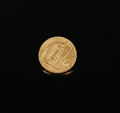 null Pièce de 20 francs Or au Génie.
1876 A.
6.45 grammes