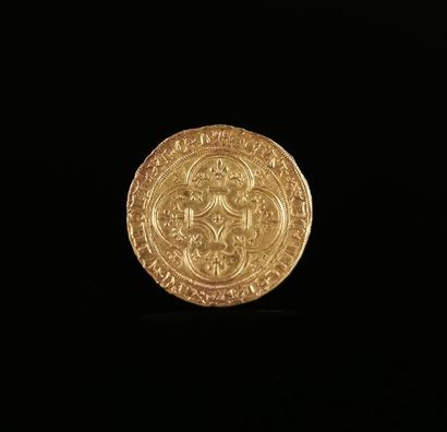 null CHARLES VI (1380-1422).
Écu d'or à la couronne. Tournai. 3,67 g.
D. 369.
TTB...