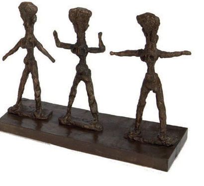 Francisco BADIA (1906 - 2000) Les trois baigneuses, 1967 Epreuve en bronze, signée...