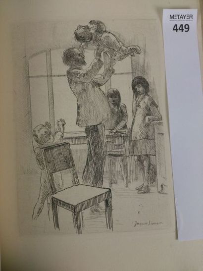 DUHAMEL Georges Les plaisirs et les jeux. Paris, édition René Kieffer. 1926. In-4....