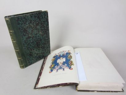 VIOLLET-LE-DUC Emmanuel, 2 volumes. Paris J Hetzel. 1871. In-4. Histoire d'un dessinateur:...
