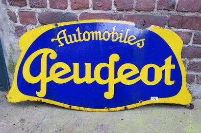 null Plaque en tôle émaillée pour les automobiles Peugeot
100x50 cm