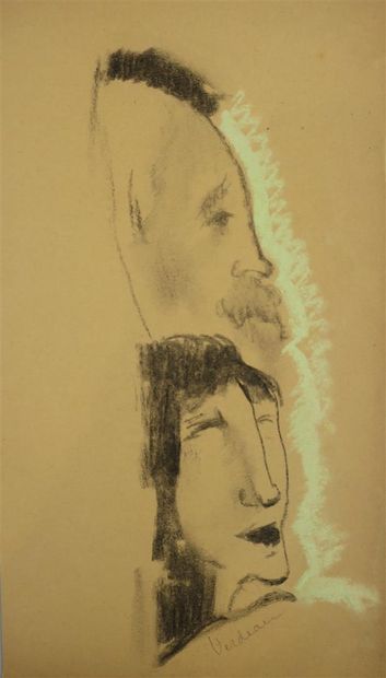 null Théophile, Eugène VERDEAU (1884-1953)

5 pièces dont :

Portrait d'un couple.
Fusain...