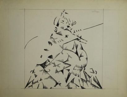 null Théophile, Eugène VERDEAU (1884-1953).

Ensemble de 2 pièces comprenant :

Composition...