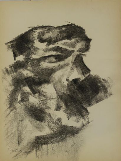 null Théophile, Eugène VERDEAU (1884-1953). 

Ensemble de 5 pièces comprenant :

Profil...