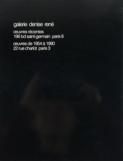 null CRUZ-DIEZ. Oeuvres récentes. Galerie Denise René, Paris, 1990. 
