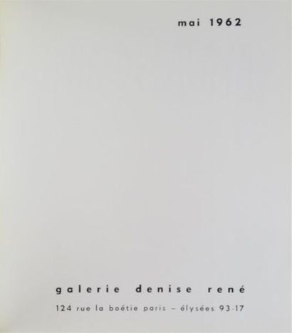 null SONIA DELAUNAY. Galerie Denise René, Paris, 1962