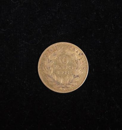 null Pièce de 10 francs or Napoléon III tête laurée

1866

Poids: 3,18 grammes