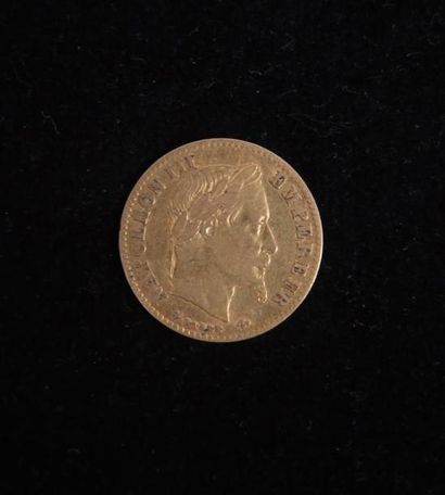 null Pièce de 10 francs or Napoléon III tête laurée

1866

Poids: 3,18 grammes