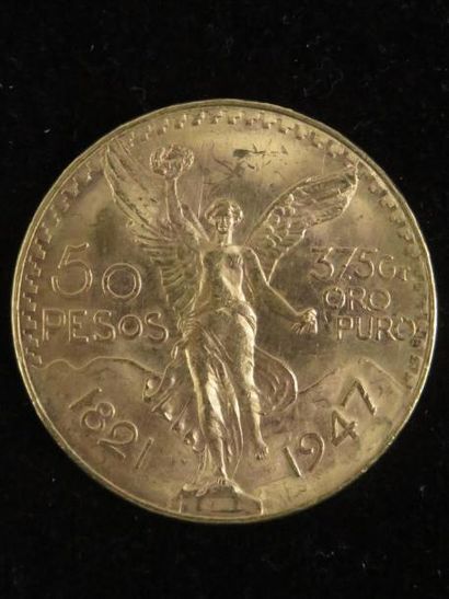 null Deux pièces de 50 Pesos en or

Mexique 1947

Poids : 83,34 grammes