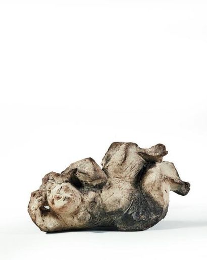 null Eva EISENLOEFFEL (1917-2011)

Femme vague.

Sculpture en raku.

H_7,5 cm L_21...