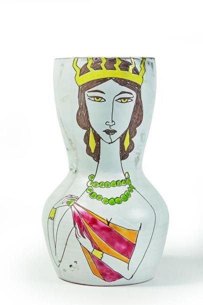 null Grandjean JOURDAN

Grand vase en céramique à décor polychrome incisé et émaillé...