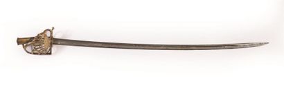 null Sabre de dragon à palmettes, 1777. 

Lame à pans de 93 cm. Sur la tranche, "Manufacture...