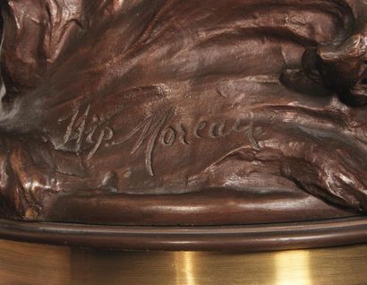 null Hippolyte MOREAU (1832-1927).

Amphitrite.

Important groupe en bronze à patine...