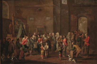 null Attribué à Lucas de WAEL (1591-1661)

Scène de mariage

Huile sur toile

H_57...