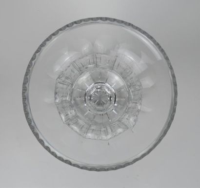 null SAINT LOUIS.

Vase Médicis en cristal taillé, modèle Versailles.

Non signé.

H_31,5...