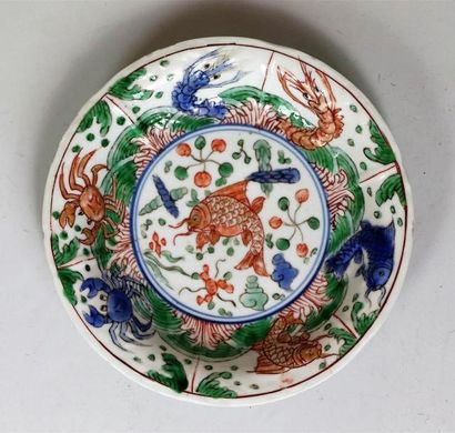 null Coupelle en porcelaine famille verte

Chine, dynastie Qing, époque Kangxi (1662-1722)

Le...