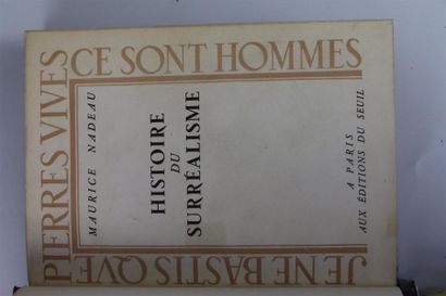 null NADEAU (Maurice). HISTOIRE DU SURRÉALISME.

Paris, Éditions du Seuil, 1946 ;...