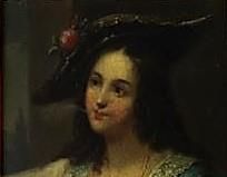 null Ecole étrangère du XIXème siècle.

Portrait de femme au chapeau.

Huile sur...