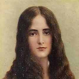 null Ecole étrangère, vers 1900.

Portrait de femme aux longs cheveux.

Huile sur...