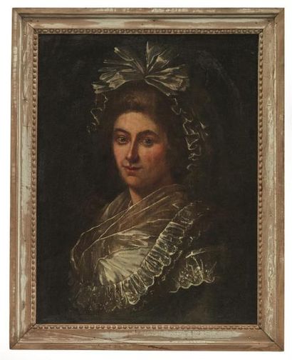 null Ecole espagnole vers 1800, entourage de Goya.

Portrait de femme.

Toile.

H_60...