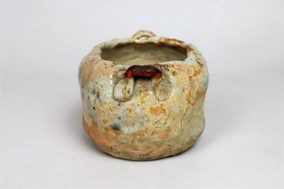 null Deux bols en grès émaillé 

Japon, XIXème siècle

Le premier dans le style coréen...