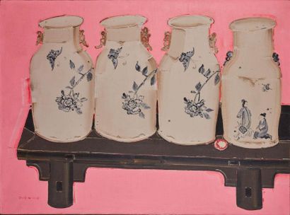 null LI MINGZHU (né en 1973)

Sans titre, les vases

Huile sur toile

80 x 110 cm

Inscriptions...