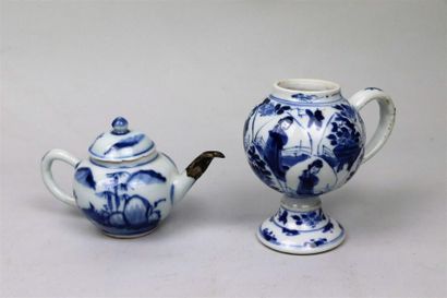 null Chine, dynastie Qing, époque Kangxi (1662-1722)

Pot ansé et petite théière...