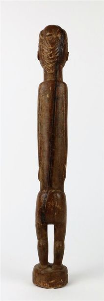 null BAOULE (Côte d'Ivoire) ._x000D_

Statuette anthropomorphe, traces de scarifications...