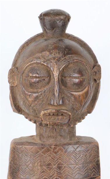 null BUYU (Gabon - République du Congo). _x000D_

Statuette hermaphrodite d'ancêtre....