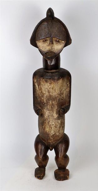 null AMBETE ( Gabon - République du Congo). _x000D_

Statue de reliquaire masculine...