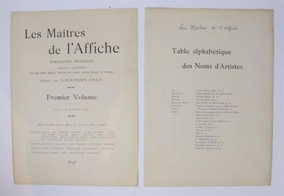 null LES MAÎTRES DE L'AFFICHE.

Paris, Imprimerie Chaix, 1896-1900.



Edition de...