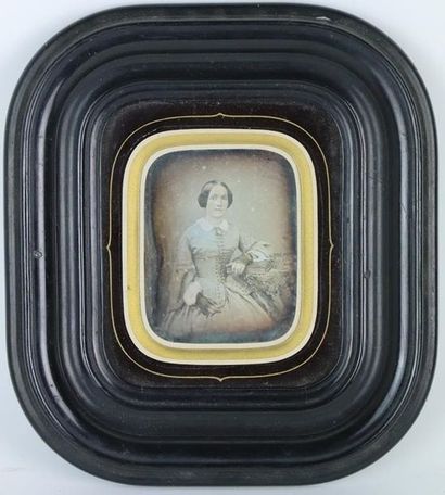 null François Joseph BASTIEN.

Portraits, 1858.

Paire de daguerréotypes encadrés,...