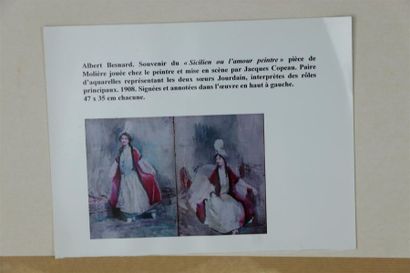 null Albert BESNARD (1849-1934).

Les soeurs Andrée et Marcelle Jourdain dans "le...