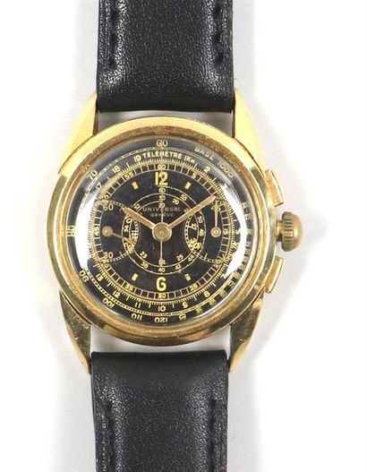 null UNIVERSAL GENEVE, années 1930.

Montre chronographe d'homme Compur, le boitier...