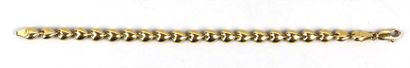 null Bracelet en or jaune, à motif de grains de café.

L_17,5 cm, 7,61 grammes, or...