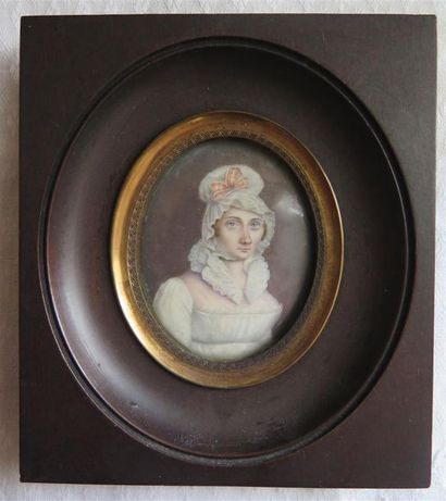 null Jean-Baptiste GENTY (c.1770-ap.1813).

Portraits du général Auger et de son...