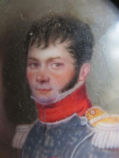 null Jean-Baptiste GENTY (c.1770-ap.1813).

Portraits du général Auger et de son...